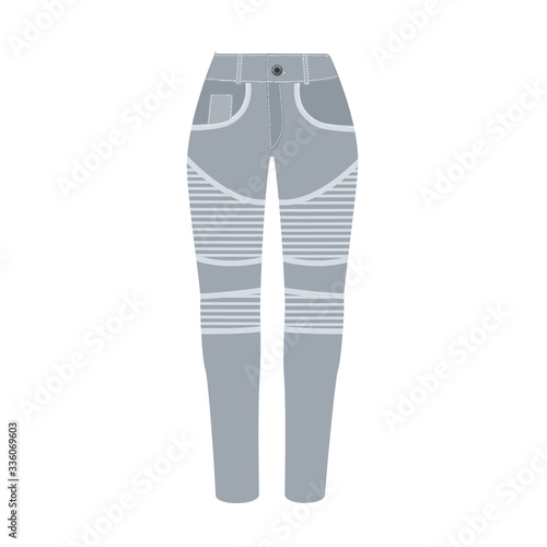 Pants vector icon.Cartoon vector icon isolated on white background pants.