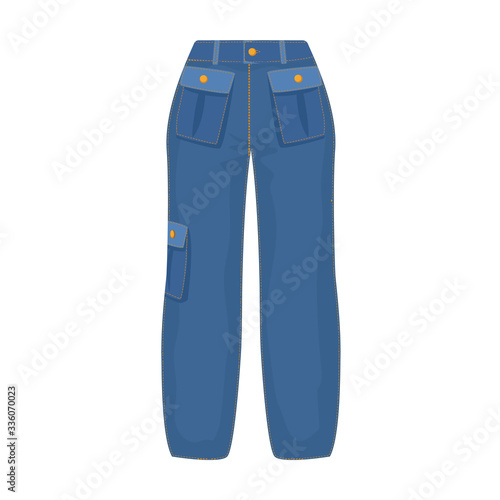 Pants vector icon.Cartoon vector icon isolated on white background pants.