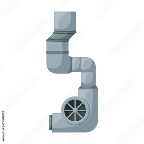 Air system vector icon.Cartoon vector icon isolated on white background air system.