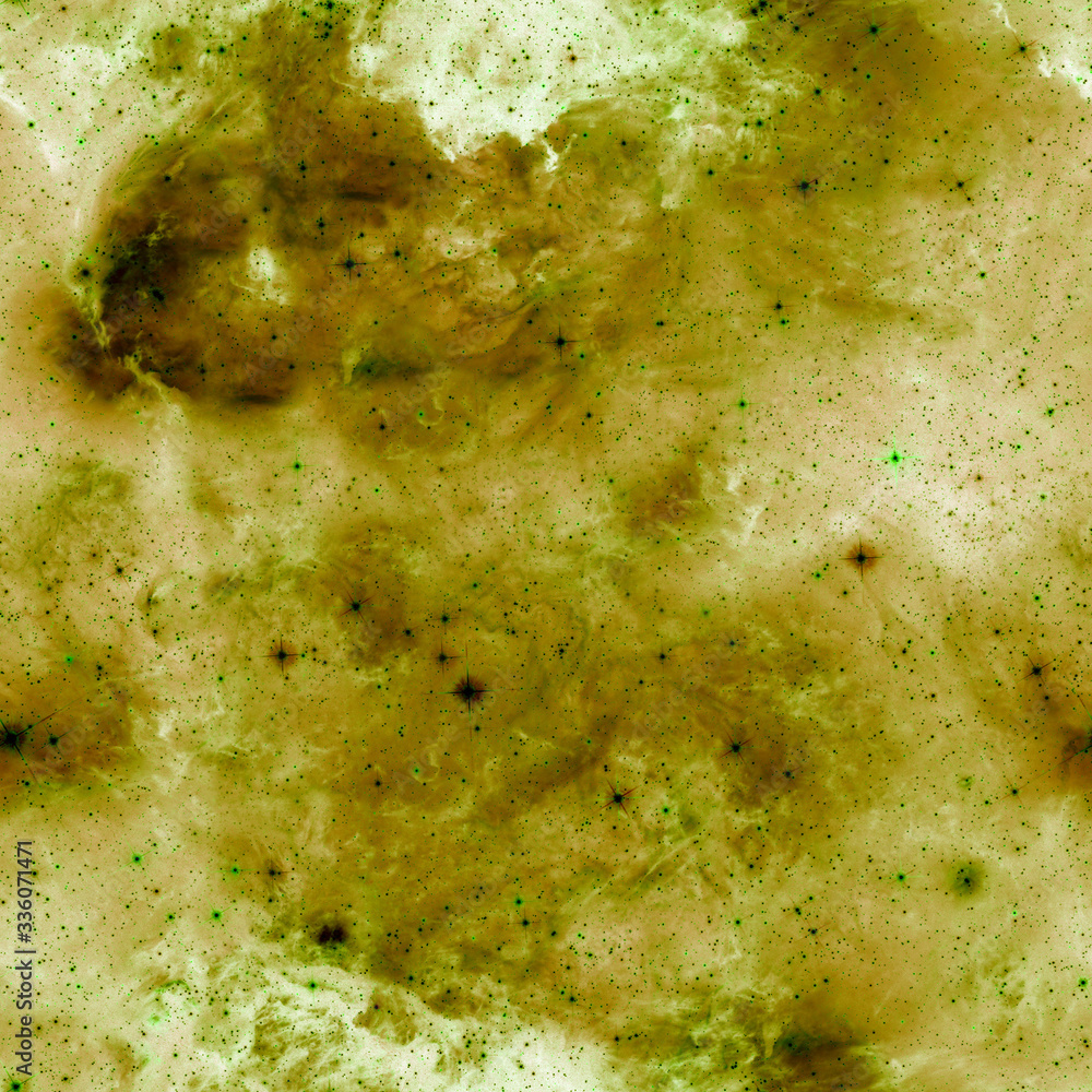 Outer space seamless pattern. Green abstract Outer space seamless pattern. Green abstract