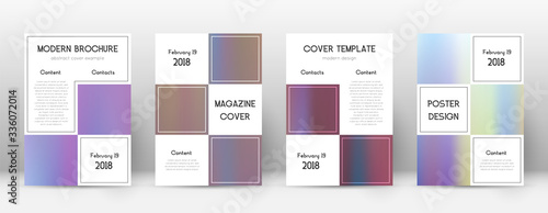 Flyer layout. Business unique template for Brochur