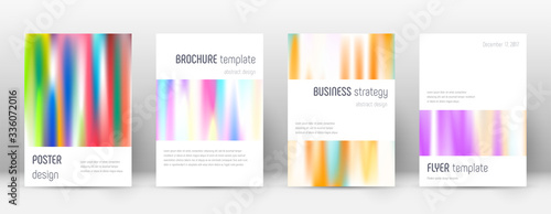 Flyer layout. Minimalistic flawless template for B