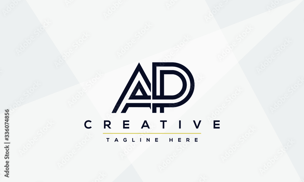AP Letter Logo Design. Creative Modern Alphabet letters monogram icon A P, A and P.