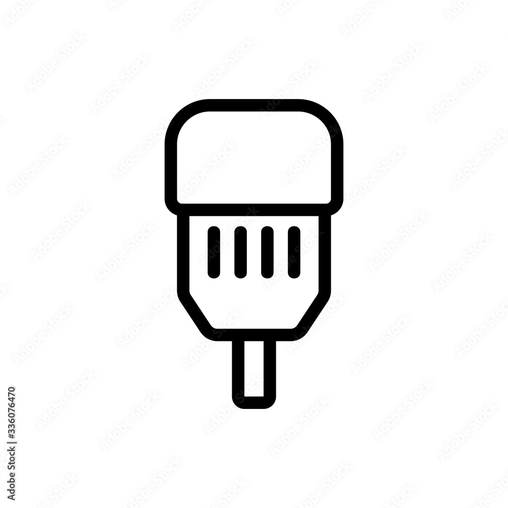 electric motor the modern icon vector. electric motor the modern sign