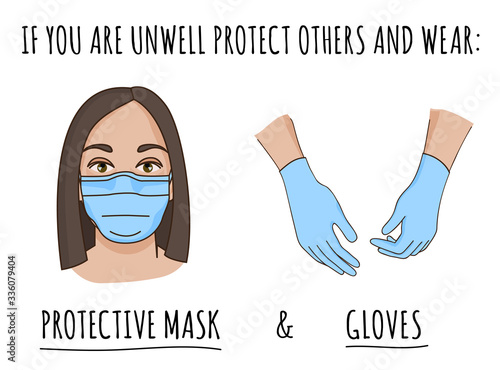 Wear gloves poster
