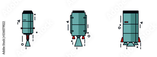 Space rocketship 