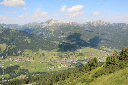 landscape in the mountains in Austria