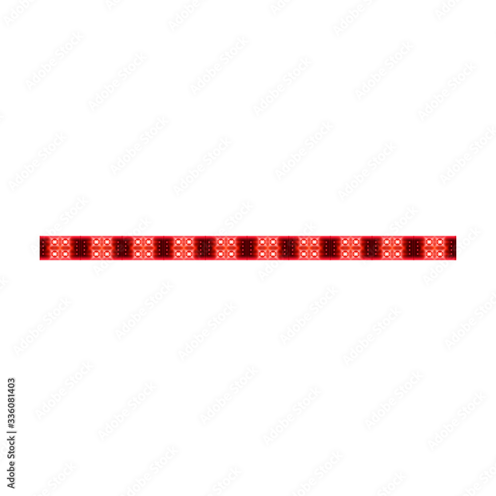 Led light vector icon. Realisticvector icon isolated on white background led light. Led light vector icon. Realisticvector icon isolated on white background led light.