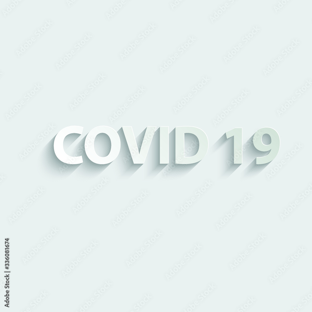 Paper covid 19 icon. coronavirus sign vector Paper covid 19 icon. coronavirus sign vector