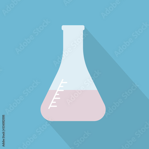 laboratory test tube icon- vector illustration
