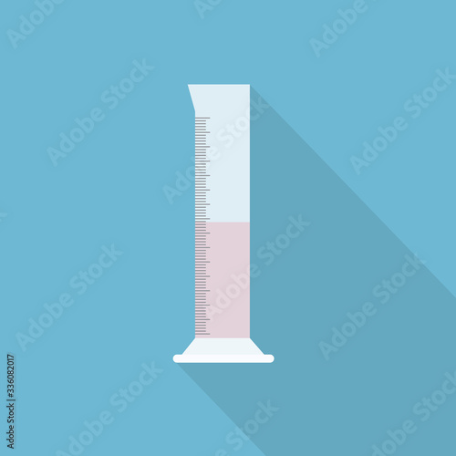 laboratory test tube icon- vector illustration