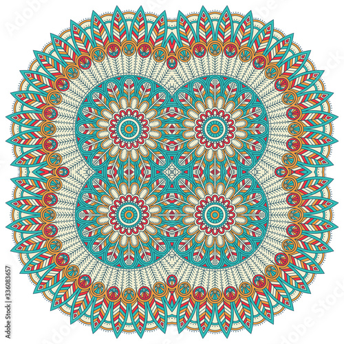 Vector colorful Mandala