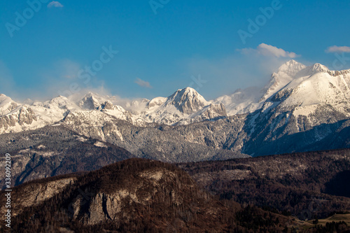 Bohinj valley with Mount Triglav