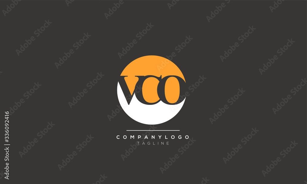 Letter VCO minimal elegant monogram art logo. Outstanding professional trendy awesome artistic initial based Alphabet icon logo. Premium Business logo Letter VCO minimal elegant monogram art logo. Outstanding professional trendy awesome artistic initial based Alphabet icon logo. Premium Business logo