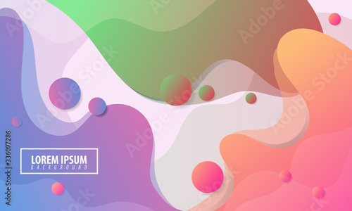 Abstract colorful flow shapes background. Perfect for Wallpaper  Banner  Background  Card  Book Illustration  landing page  gift  cover  flyer  report  bussiness  social media ect.