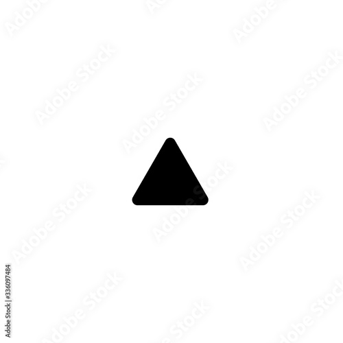 triangle icon vector