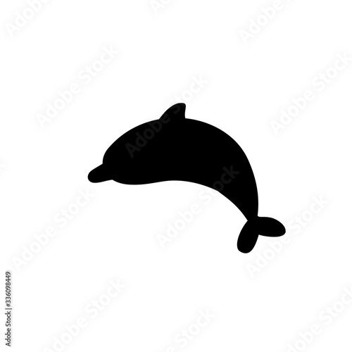 dolphin icon vector