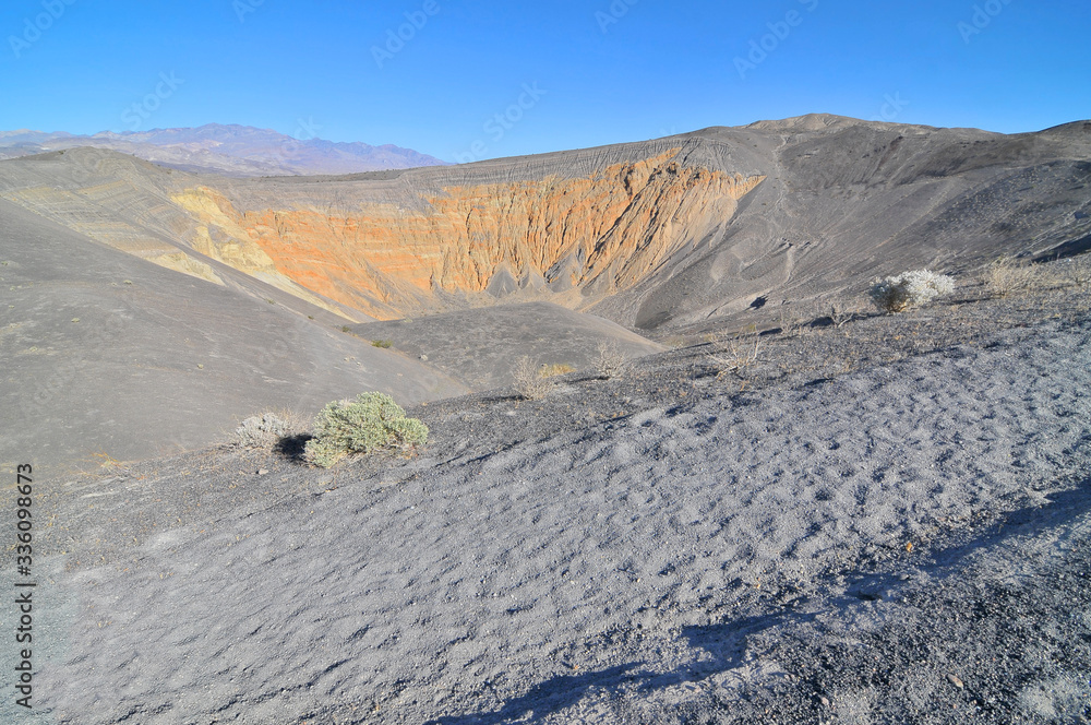 Ubehebe Crater in the northern half of Death Valley Ubehebe Crater in the northern half of Death Valley