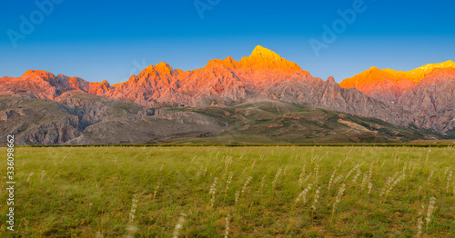 Sunset in the Mountains