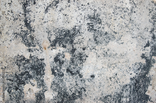 Old gray concrete background with cracks. Photo background. © yaroshenko