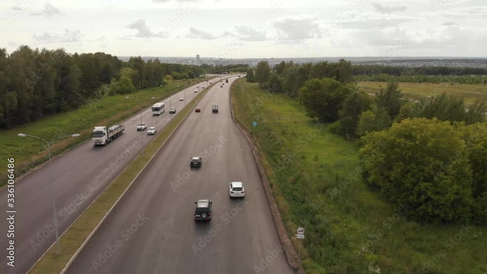 road, highway, asphalt, landscape, travel, sky, car, transportation, nature, green, freeway, traffic, street, motorway, country, way, transport, speed, grass, route, rural, horizon, empty, countryside