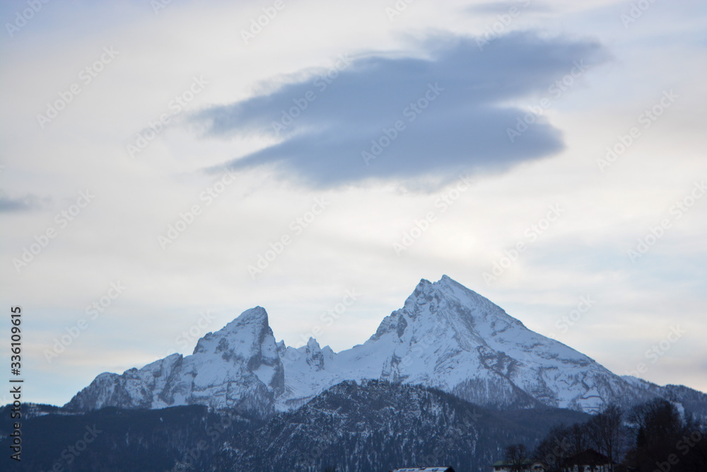 View of Berchtesgaden on the Watzmann