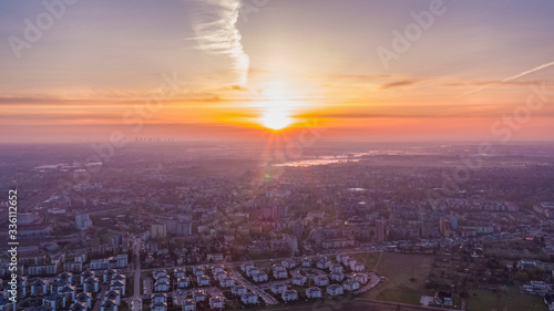 Sunrise in Poland, Mazovia