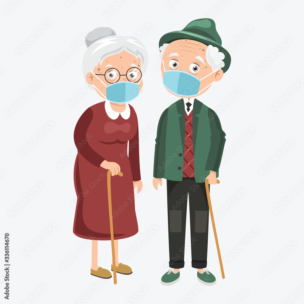 Health Concept Of People Wearing Medical Masks Health Concept Of People Wearing Medical Masks