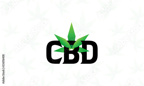 CBD Logo Design Ideas, Marijuana & CBD Logo Design Template.