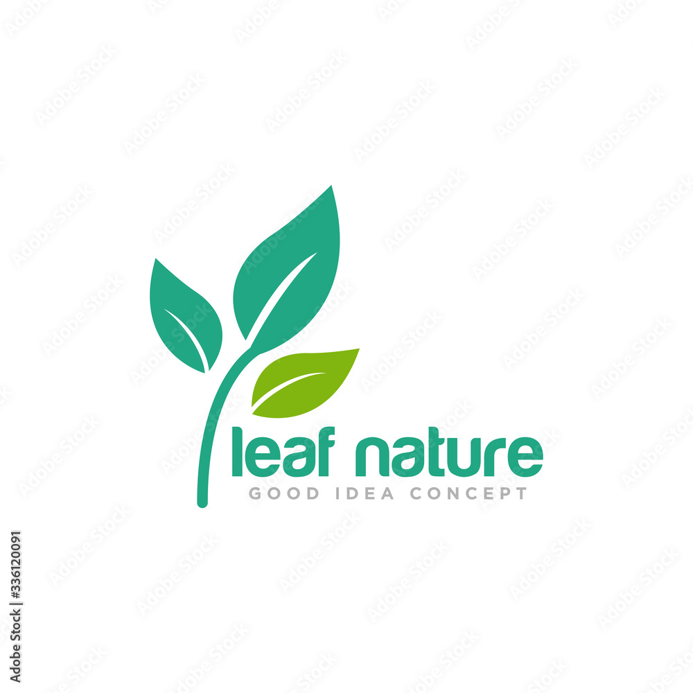 Leaf Nature Logo Design Vector Leaf Nature Logo Design Vector