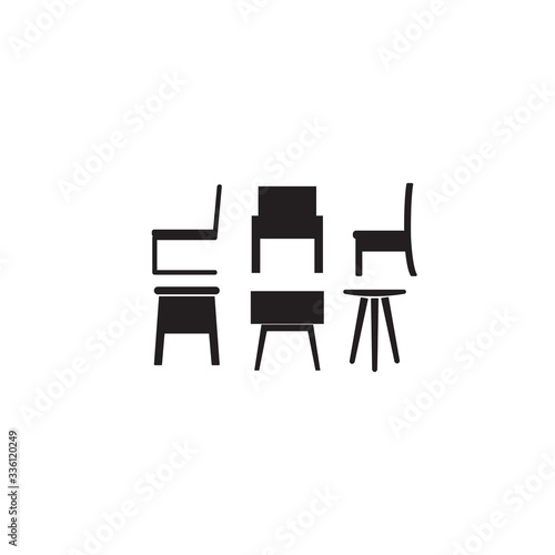 tables and chairs icon