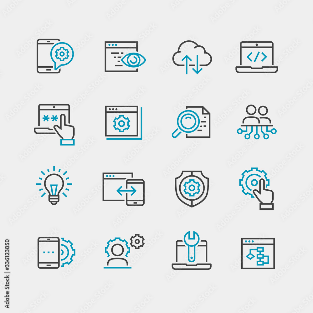Service Tools Vector icon set
Service Tools Vector icon set