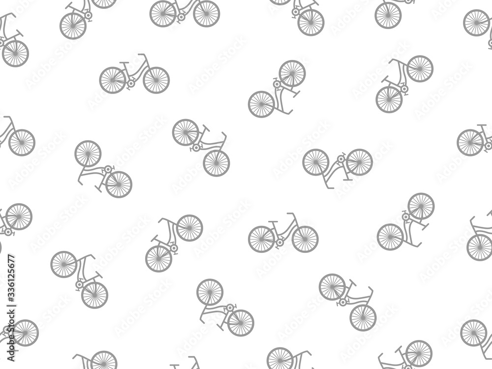 Bicycle icon cycling illustration seamless pattern background. Bike vector illustration Bicycle icon cycling illustration seamless pattern background. Bike vector illustration