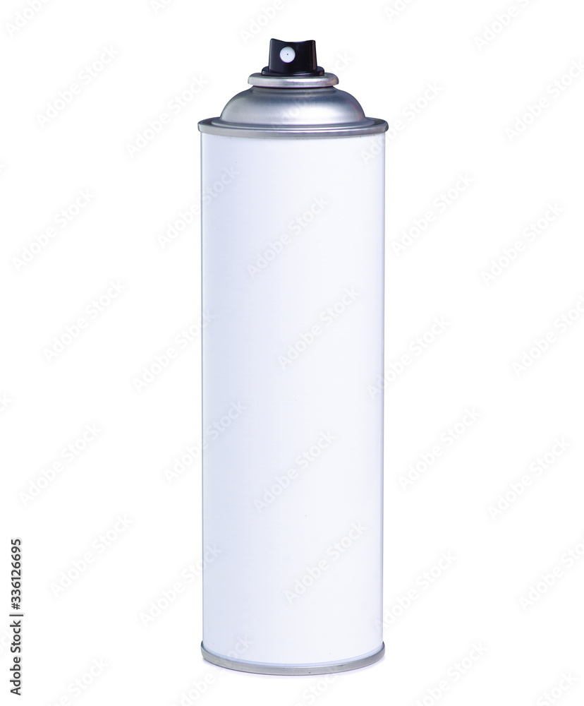 Black paint bottle on white background isolation Black paint bottle on white background isolation