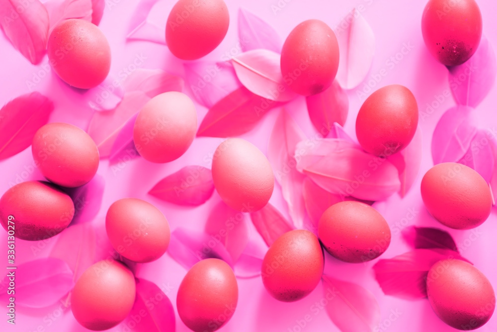 Pastel pink Easter Eggs Pastel pink Easter Eggs