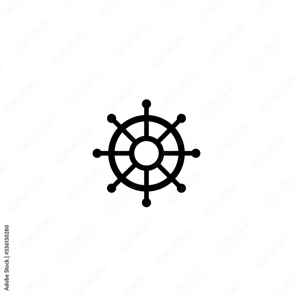 ship steering wheel icon ship steering wheel icon