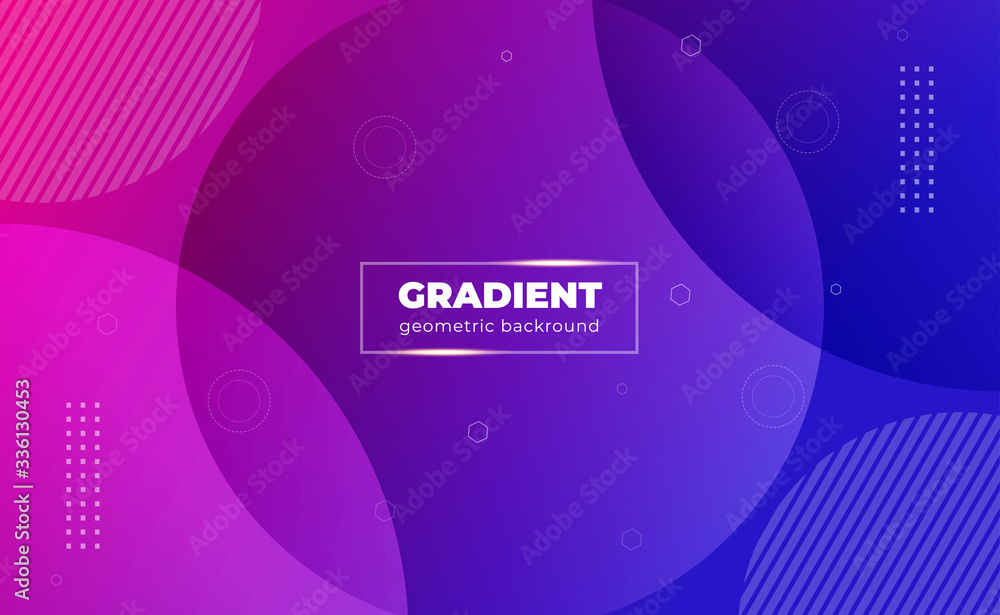 Gradient geometric shape background Gradient geometric shape background