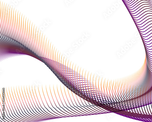 Abstract background blend wave line design for Wallpaper, Banner, Background, Card, Book Illustration, landing page
