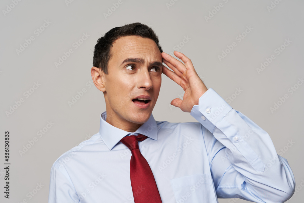 businessman with headache businessman with headache