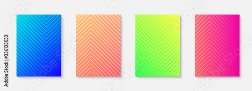 Minimal vector abstract cover notebook design. Planner and diary cover for print. Abstract design for copybook brochures and school books. Notebook paper. Brochure, book, magazine template