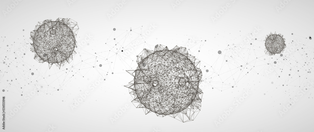 Abstract sphere background with plexus effect. 3D surface. Abstract sphere background with plexus effect. 3D surface.