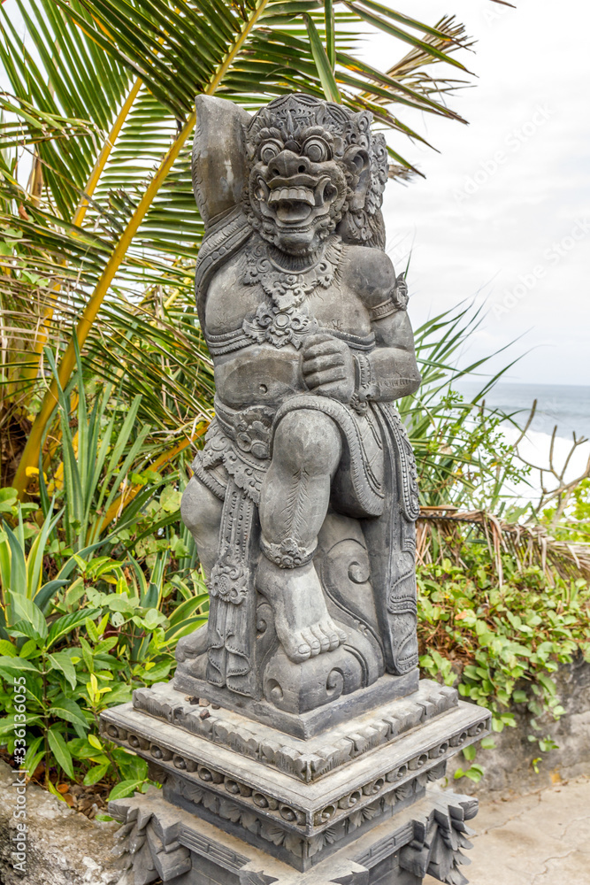 Statue in the Bolong Temple in Bali, Indonesia Statue in the Bolong Temple in Bali, Indonesia