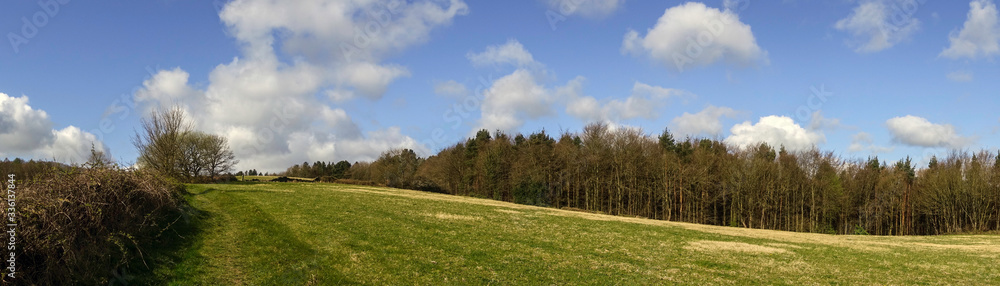 Yorkshire countryside panorama in Spring Yorkshire countryside panorama in Spring