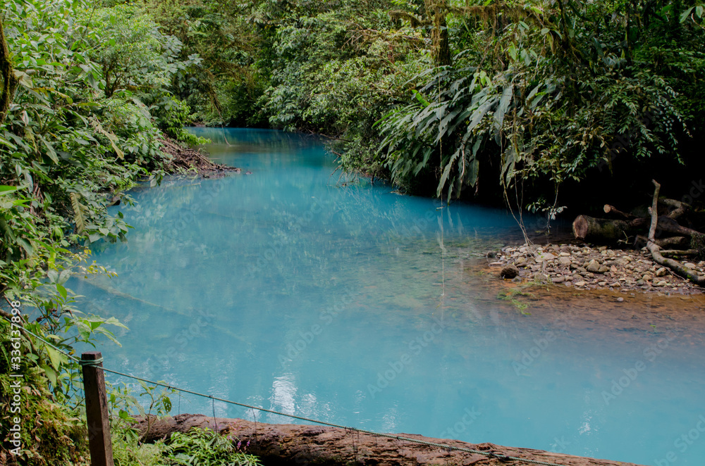 Obraz premium Light Blue River