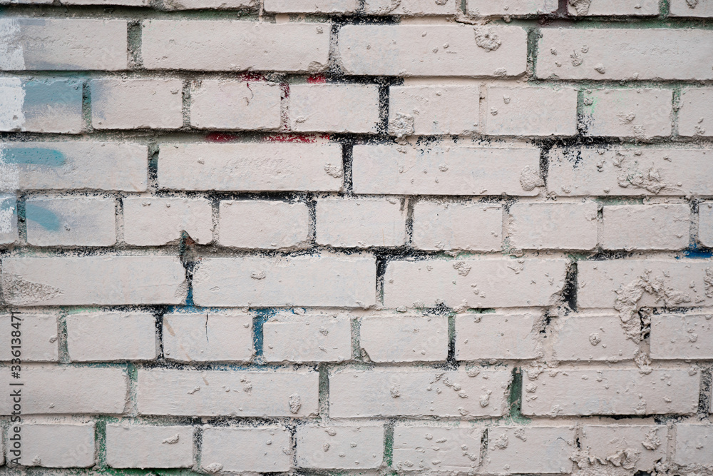 Background image of white brick masonry Background image of white brick masonry