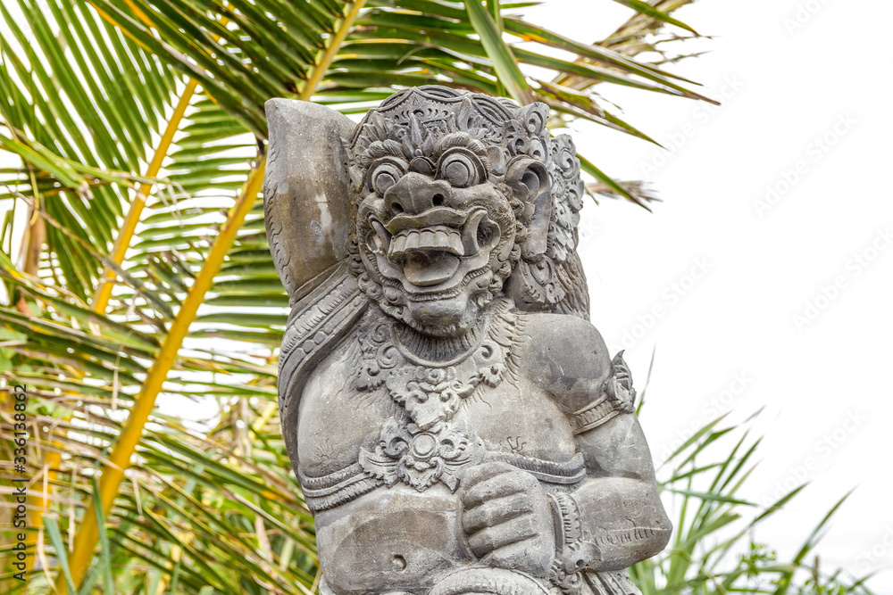Statue in the Bolong Temple in Bali, Indonesia