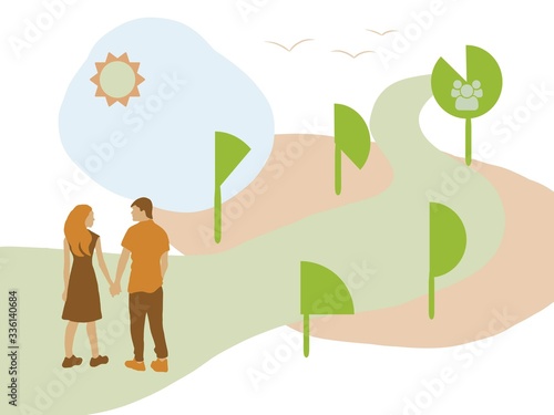 Wallpaper Mural family in the park Torontodigital.ca