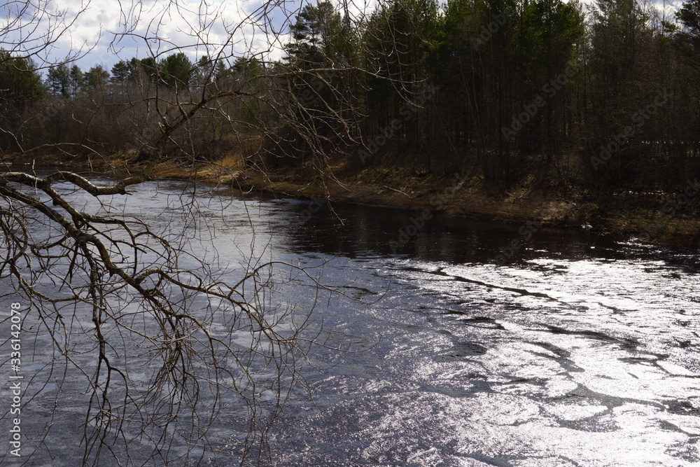 Wild river in the central part of Russia
Wild river in the central part of Russia