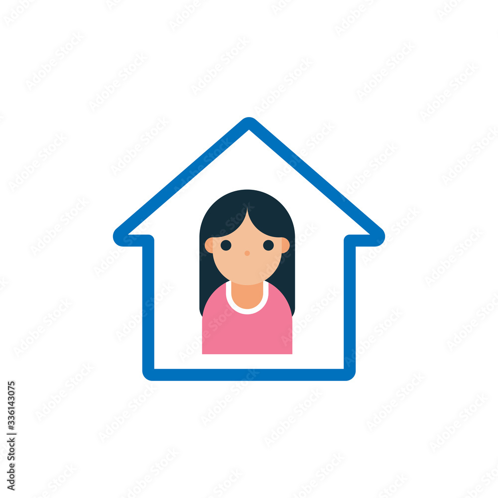 stay at home vector illustration stay at home vector illustration
