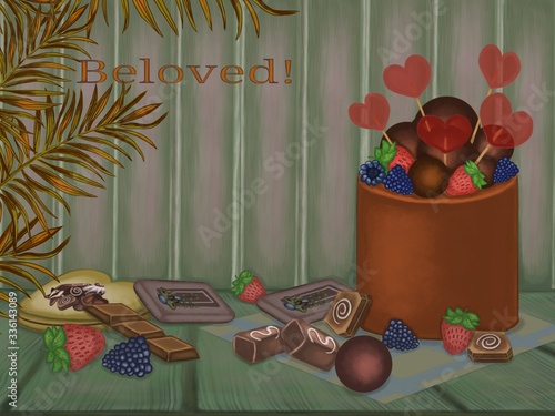 Wallpaper Mural still life with flowers Torontodigital.ca